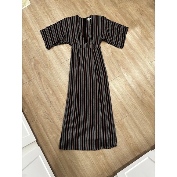 Amuse Society Forever And A Day Striped V-Neck Maxi Dress - Picture 4 of 16